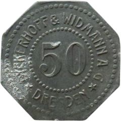 50 Pfennigs - Dresden Dyckerhoff & Widdman A.G.