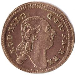 Rechenpfennig - Louis XVI Johann Christian Reich