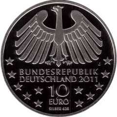 10 Euros Hamburger Elbtunnel, Silver Proof Issue