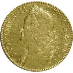2 Guineas - George II Older portrait