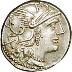Denarius Aelia: Publius Aelius Paetus, P•PAETVS ROMA