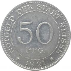 50 Pfennig - Neisse Bischofhof