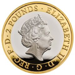 2 Pounds - Elizabeth II Captain Cook - II, Silver Proof