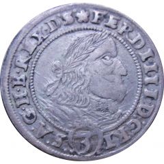 3 Kreuzers - Ferdinand III Breslau