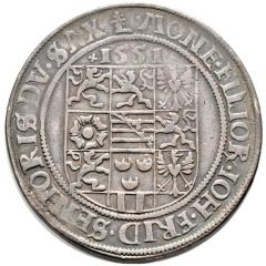 Thaler - John Frederick II, John William and John Frederick III