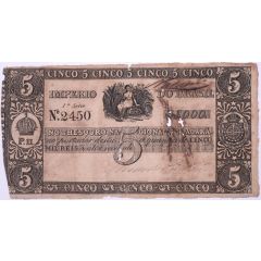 5 Mil Réis Thesouro Nacional, 3rd print