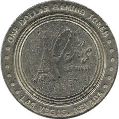 1 Dollar Gaming Token - Paris Casino Eiffel Tower