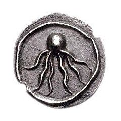 Silver 1 As Octopus series: six tentacles
