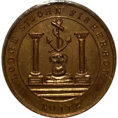 Masonic Token Lodge St. John Fisherrow, Musselburgh, Midlothian, Scotland, United Kingdom