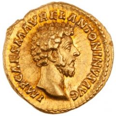 Aureus - Marcus Aurelius and Lucius Verus CONCORDIAE AVGVSTOR TR P XV COS III