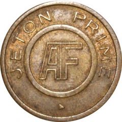 Jeton Prime - AF inscribed both sides