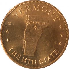 Token - Shell’s States of the Union Coin Game, Version 1 Vermont