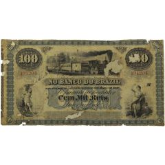 100 Mil Réis Banco do Brazil, reissue
