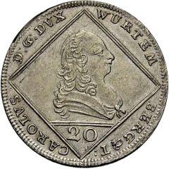 20 Kreuzers - Charles Eugen