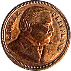 Token - World`s Columbian Exposition Chicago Grover Cleveland