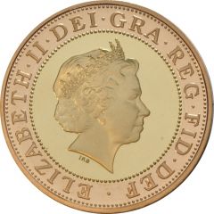 2 Pounds - Elizabeth II Games in England, Gold Proof