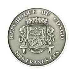 2000 Francs CFA Gorilla