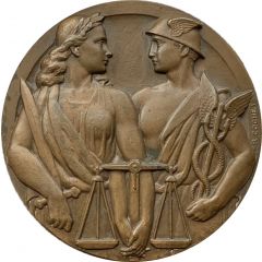 Medal - 150th anniversary of the Tribunal de Commerce de la Seine