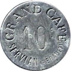 10 Centimes - Grand Café de Servian [34]