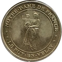 Monnaie de Paris Tourist Token - Le Puy-en-Velay Notre-Dame de France