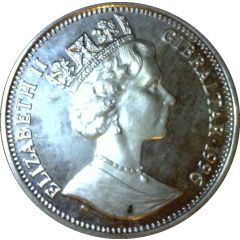 14 ECUs - Elizabeth II Napoleon