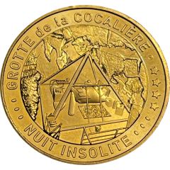 Monnaie de Paris Tourist Token - Grotte de la Cocalière Nuit insolite