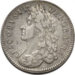 1/2 Crown - James II 1st bust
