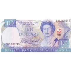 10 Dollars - Elizabeth II Treaty of Waitangi