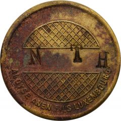 Token - Aloyse Anen Fils Luxembourg countermarked `N T H`
