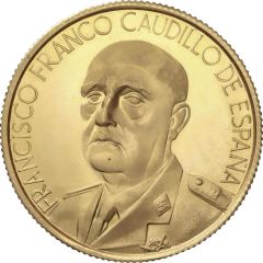 Medal - Francisco Franco 25 years of peace; 28 mm