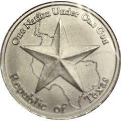 5 Units - 1/10 oz Silver Republic of Texas