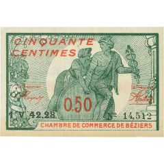 50 Centimes - Chambre de Commerce de Béziers [34]