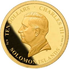 10 Dollars - Charles III Emblem