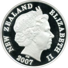 1 Dollar - Elizabeth II 4th Portrait, Aoraki