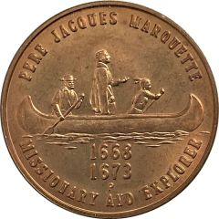 Medal - Tercentennial Explorations of Marquette