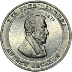 Token - Cracker Jack Mystery Club 7th President Andrew Jackson