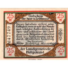 25 Pfennig Spar- und Leihkasse