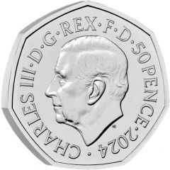 50 Pence - Charles III Team GB Olympics 2024