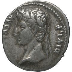 Denarius - Augustus IMP XII