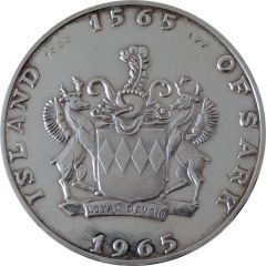 Medal - Island of Sark Fourth Centenary, Silver, 12g