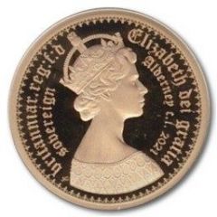 1 Sovereign - Elizabeth II Gothic - Quartered Arms, Gold Proof