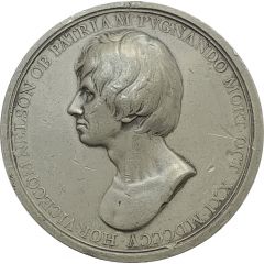 Medal - George III Lord Nelson, T. Webb, white metal