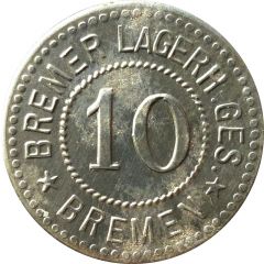 10 Pfennig - Bremen Bremer Lagerh. - Ges.