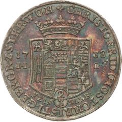 ⅔ Thaler - Jost Christian and Christof Louis II