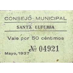 50 Céntimos Santa Eufemia