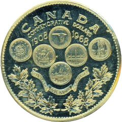 Token - Canada Commemorative Dollars 1908-1968