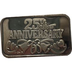 1 oz Silver 25th Silver Anniversary