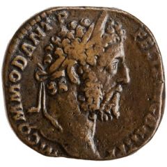 Sestertius - Commodus LIBERAL AVG VII P M TR P XV IMP VIII COS VI S C, Liberalitas