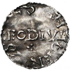 Denier - Notger Cross, in name of Otto II