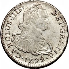 2 Reales - Carlos IV Numeral IIII